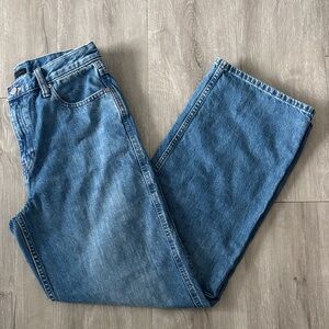 uniqlo baggy straight leg jeans